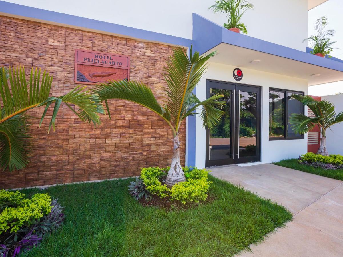 Hotel Pejelagarto Bacalar Exterior foto