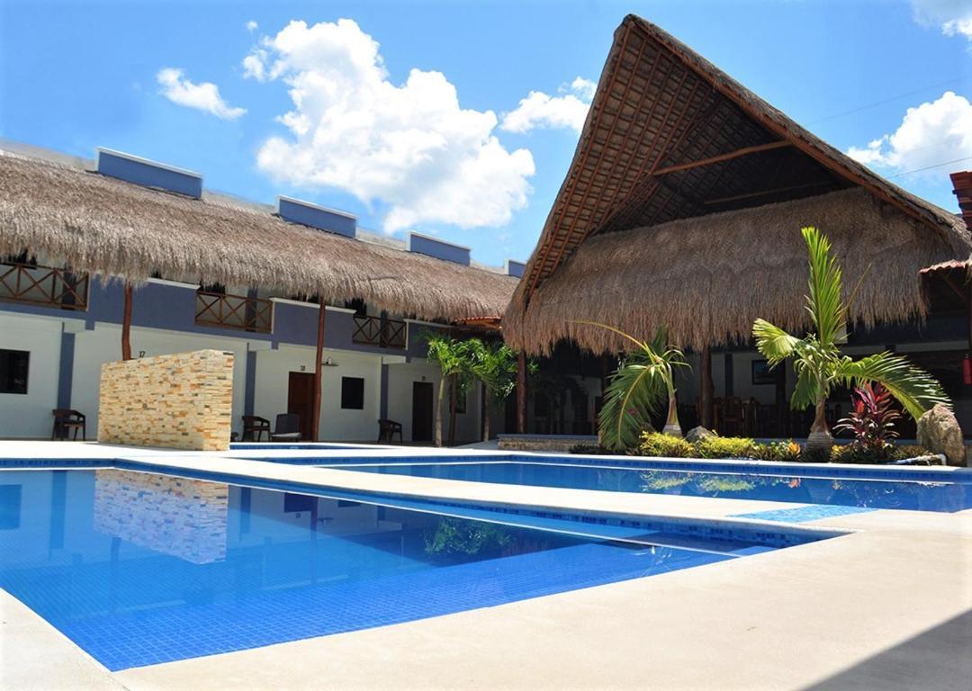 Hotel Pejelagarto Bacalar Exterior foto